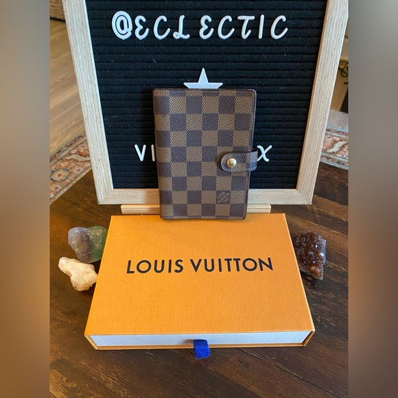 Louis Vuitton Damien Ebene Agenda - Picture 1 of 14